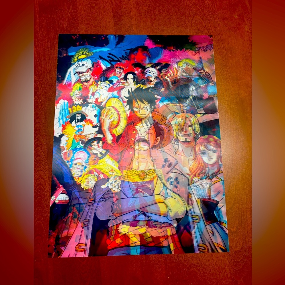 Dynamic Anime Character Wall Art
